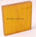 High quality fabric laminatd glass